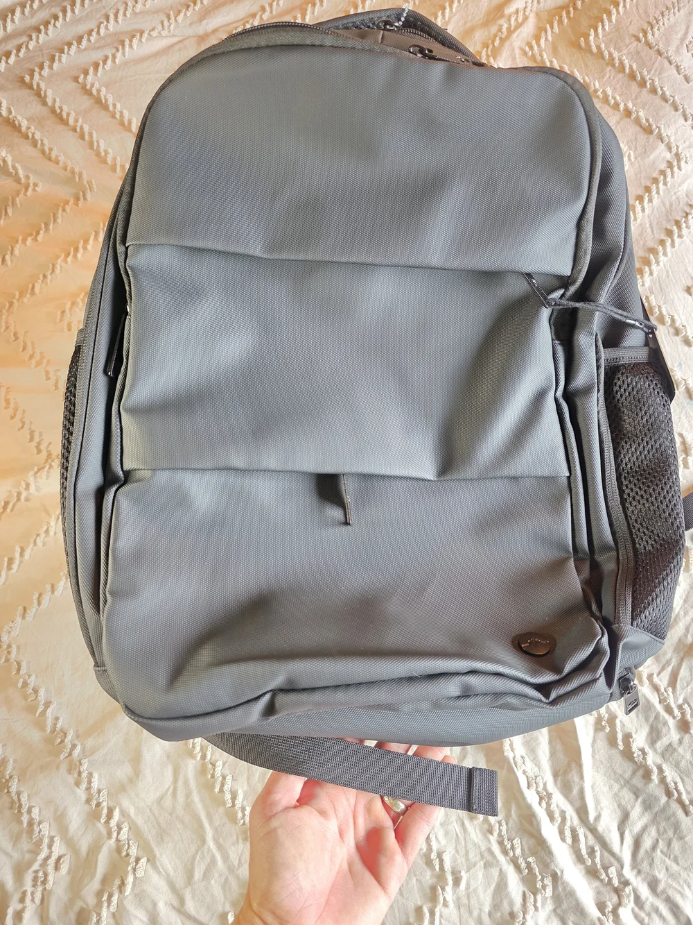 NWT Classic Black Men's Backpack with Padded Interior